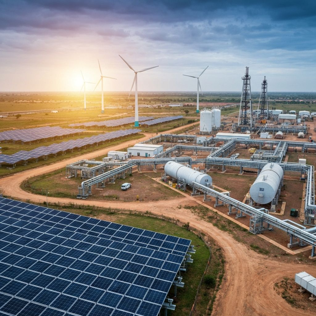 Energy infrastructure and solar facilities